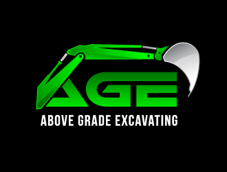 Above Grade Excavating  logo design by PRN123