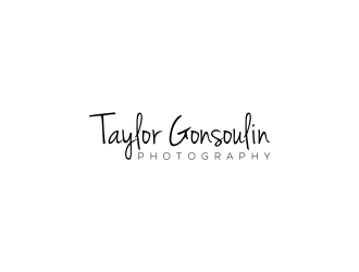 Taylor Gonsoulin Photography logo design by N3V4