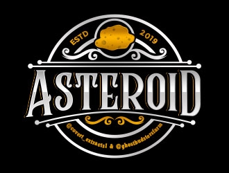 Asteroid logo design by Benok
