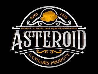 Asteroid logo design by Benok