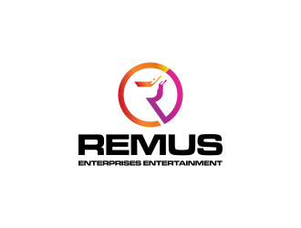 Remus Enterprises Entertainment logo design by hopee