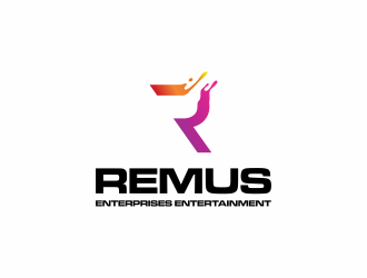 Remus Enterprises Entertainment logo design by hopee