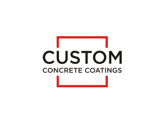 Custom Concrete Coatings  logo design by R-art