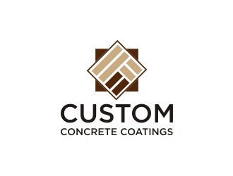 Custom Concrete Coatings  logo design by R-art
