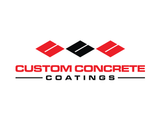 Custom Concrete Coatings  logo design by ohtani15