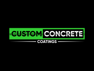 Custom Concrete Coatings  logo design by qqdesigns