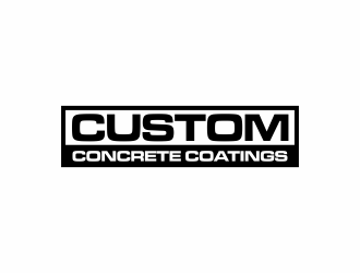 Custom Concrete Coatings  logo design by hopee