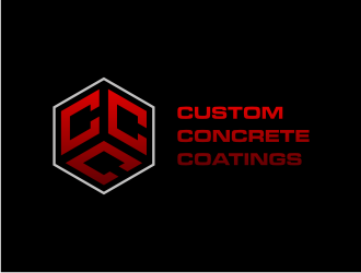 Custom Concrete Coatings  logo design by asyqh