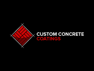 Custom Concrete Coatings  logo design by czars