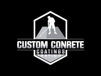 Custom Concrete Coatings  logo design by Cyds