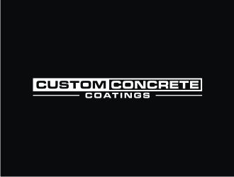 Custom Concrete Coatings  logo design by logitec