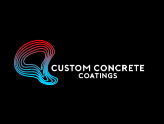 Custom Concrete Coatings  logo design by serprimero
