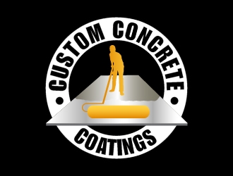 Custom Concrete Coatings  logo design by Cyds