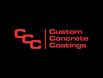 Custom Concrete Coatings  logo design by N3V4