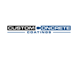 Custom Concrete Coatings  logo design by ammad
