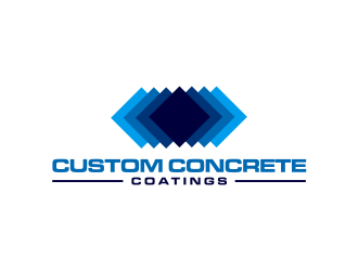 Custom Concrete Coatings  logo design by ammad