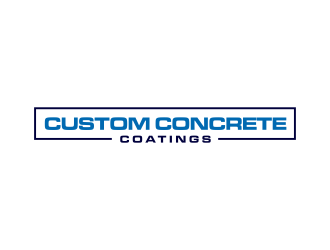 Custom Concrete Coatings  logo design by ammad