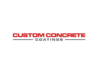 Custom Concrete Coatings  logo design by ammad