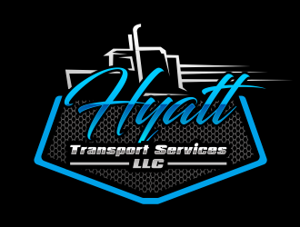 Hyatt Transport Services, LLC logo design by hidro