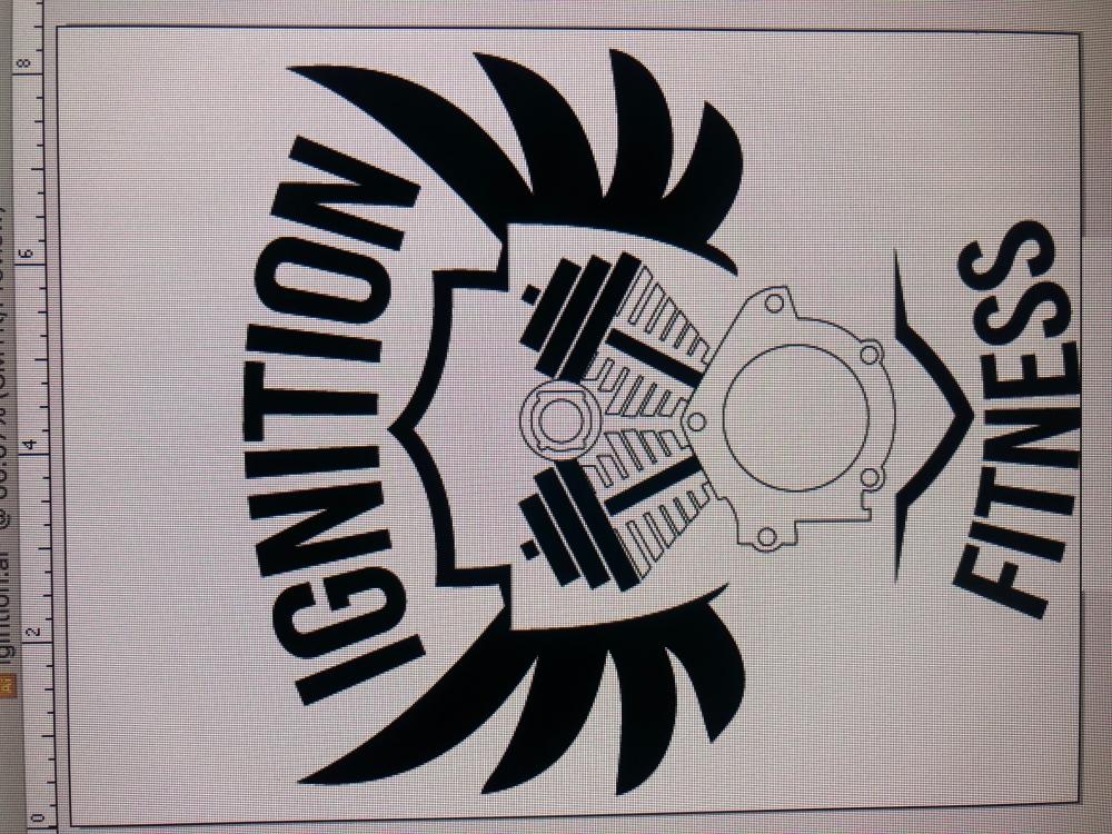 Ignition Fitness Logo Design 48hourslogo