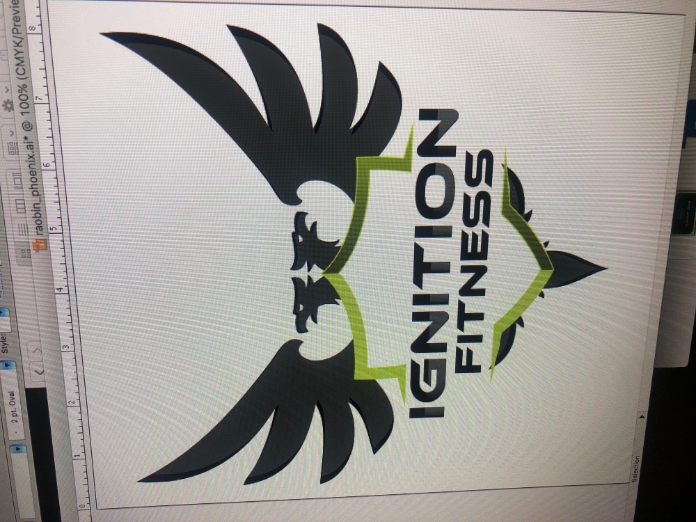 Ignition Fitness Logo Design 48hourslogo