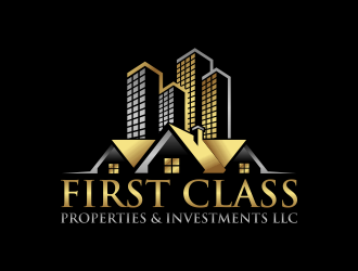 First Class Properties & Investments LLC logo design by pakNton