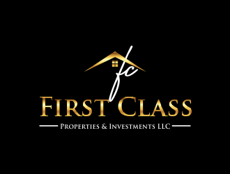 First Class Properties & Investments LLC logo design by afra_art