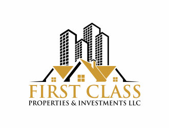 First Class Properties & Investments LLC logo design by pakNton