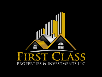 First Class Properties & Investments LLC logo design by Lavina