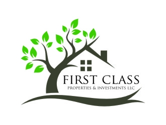 First Class Properties & Investments LLC logo design by jetzu