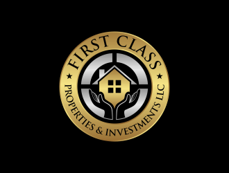 First Class Properties & Investments LLC logo design by pakNton