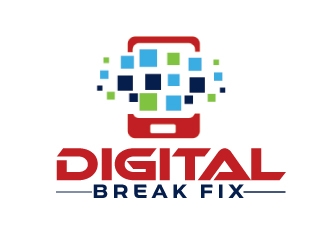 Digital Break Fix logo design by AamirKhan