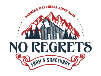 No Regrets Farm & Sanctuary logo design by Ultimatum