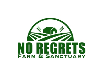 No Regrets Farm & Sanctuary logo design by AamirKhan
