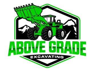 Above Grade Excavating  logo design by daywalker
