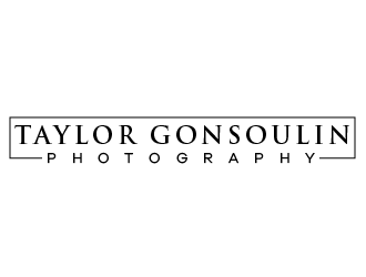 Taylor Gonsoulin Photography logo design by Andrei P