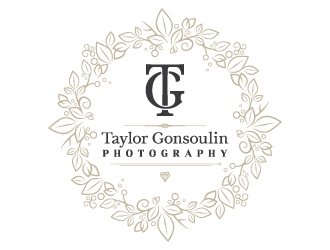 Taylor Gonsoulin Photography logo design by JudynGraff