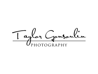 Taylor Gonsoulin Photography logo design by Abril