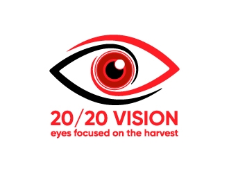 20/20 VISION logo design by Erasedink