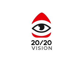 20/20 VISION logo design by yoecha