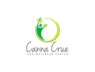 Canna Crue CBD logo design by Erasedink