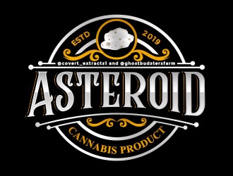 Asteroid logo design by Benok