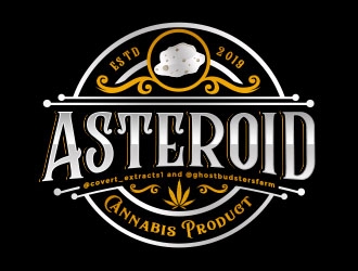 Asteroid logo design by Benok