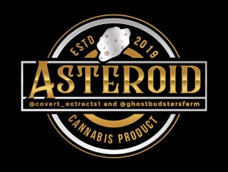 Asteroid logo design by Benok