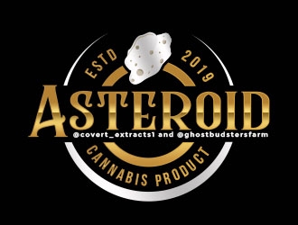 Asteroid logo design by Benok