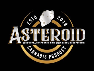 Asteroid logo design by Benok