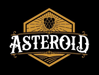Asteroid logo design by daywalker