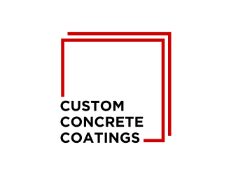 Custom Concrete Coatings  logo design by ammad