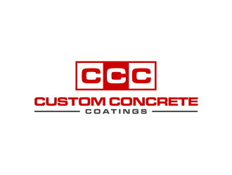 Custom Concrete Coatings  logo design by ammad