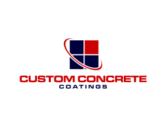 Custom Concrete Coatings  logo design by ammad